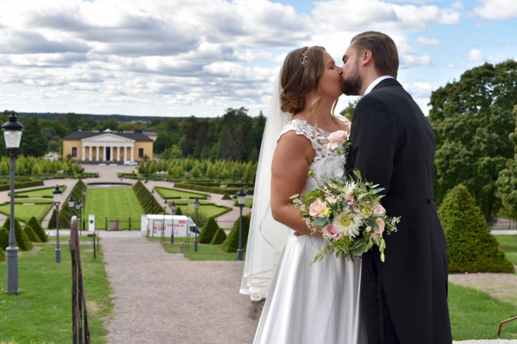 Bröllopsfotograf i Uppsala Uppsala slottet 